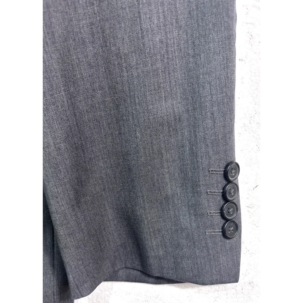 Egara 54L blazer jacket sport suit coat all season gray wool mens‎ slim fit